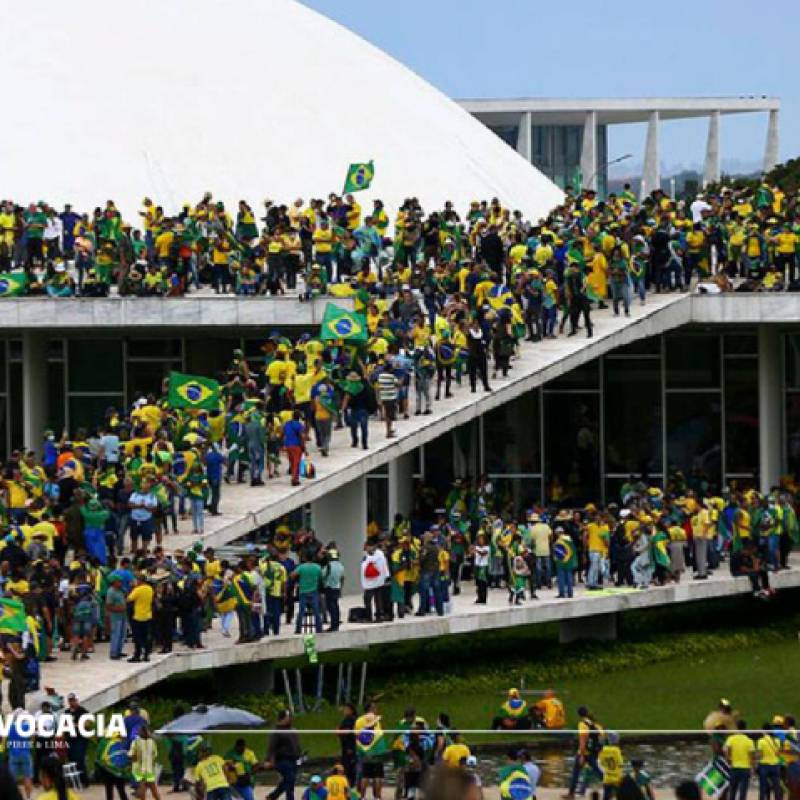 Noticia - STF ultrapassa 800 condenações pelos atos golpistas de 8 de janeiro